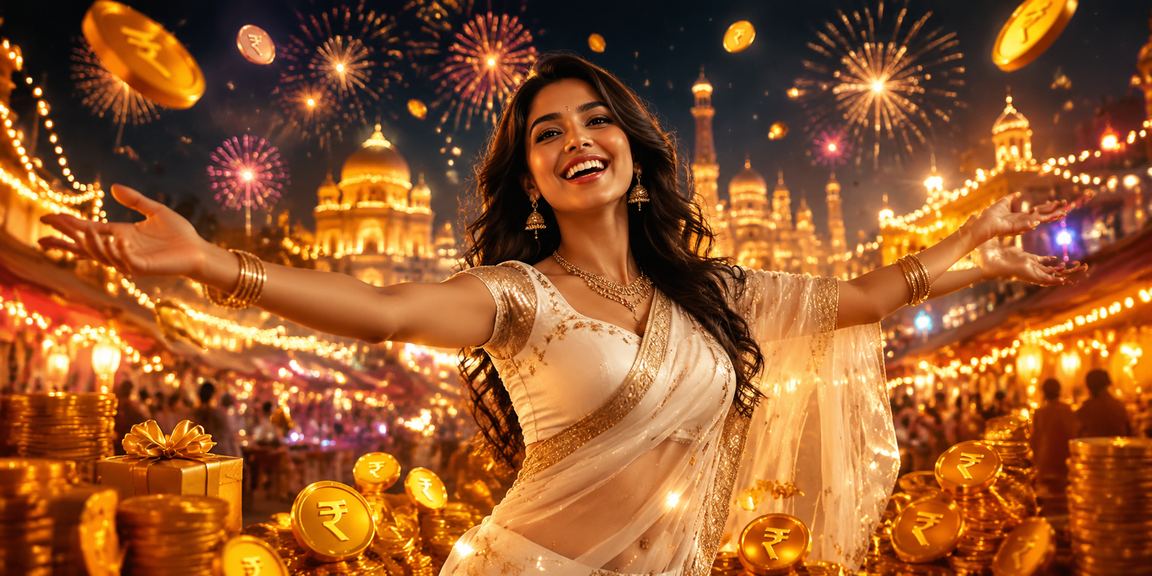 Mobile user exploring cashback promotions at 6915 in India