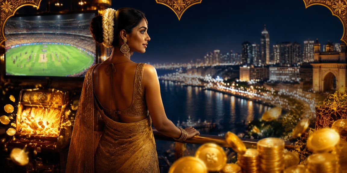 User betting on cricket and casino games on mobile in India