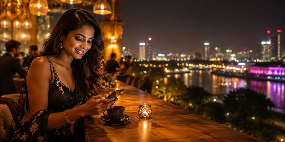 Sports betting mobile user in Pune city using smartphone